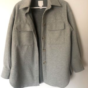 EUC oversized shacket